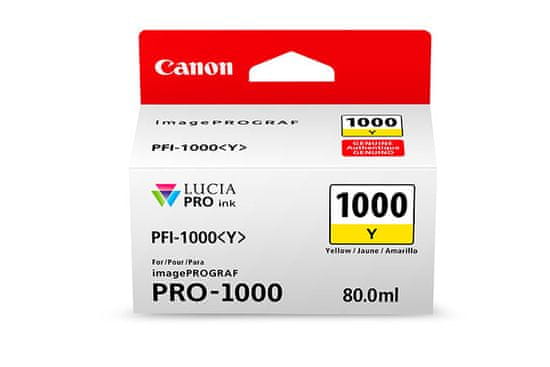 Canon kartuša PFI-1000, rumena