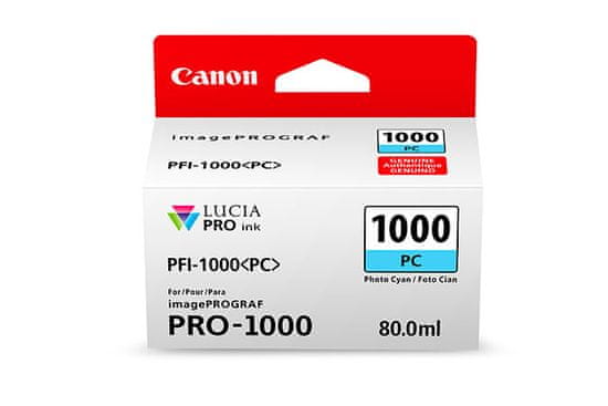 Canon kartuša PFI-1000, za fotografije, cyan