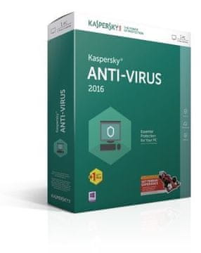 Kaspersky anti-virus 1-letna licenca za 1 PC + 1 gratis