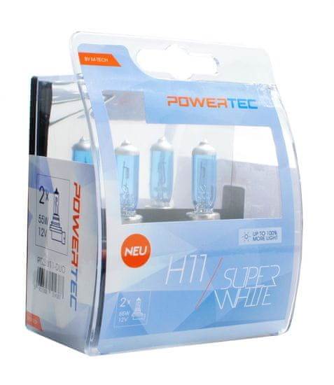 PowerTech žarnica Super White (2xH11)