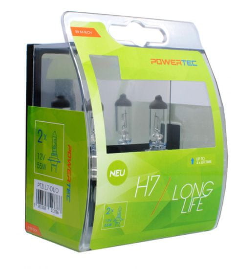 PowerTech žarnica Long Life (2 x H7)