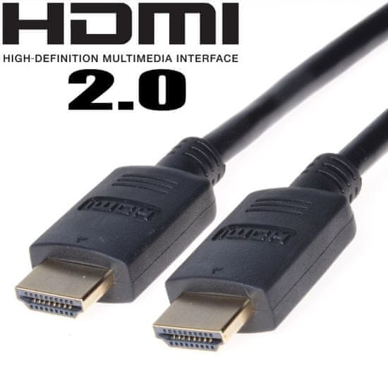 PremiumCord kabel HDMI 2.0 High Speed + Ethernet, 10 m