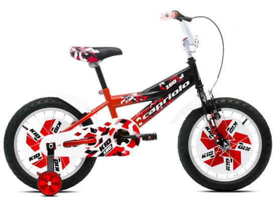 Capriolo otroško kolo BMX KID 9, črno-rdeče