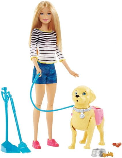 Mattel Barbie Sprehod s psom