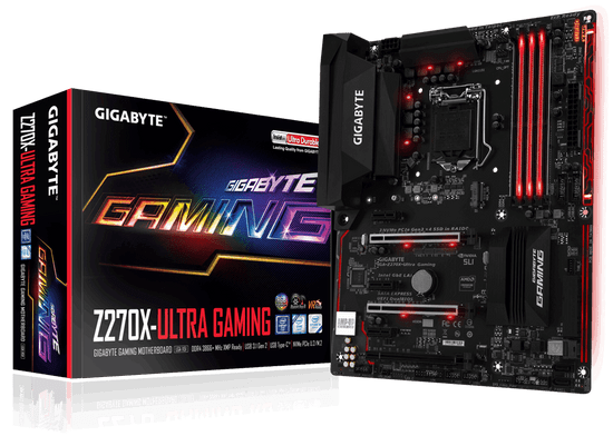 Gigabyte osnovna plošča GA-Z270X-Ultra Gaming LGA1151 ATX