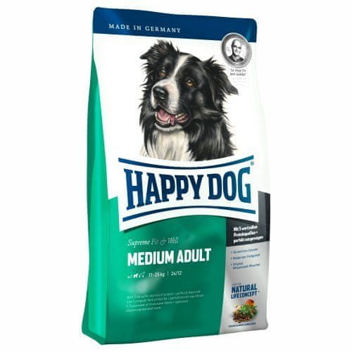 Happy Dog suha hrana za odrasle pse srednjih pasem Medium Adult, 12.5kg