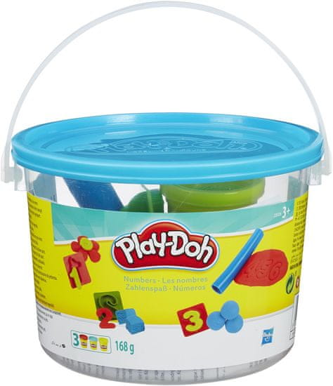 Play-Doh set v vedru - številke