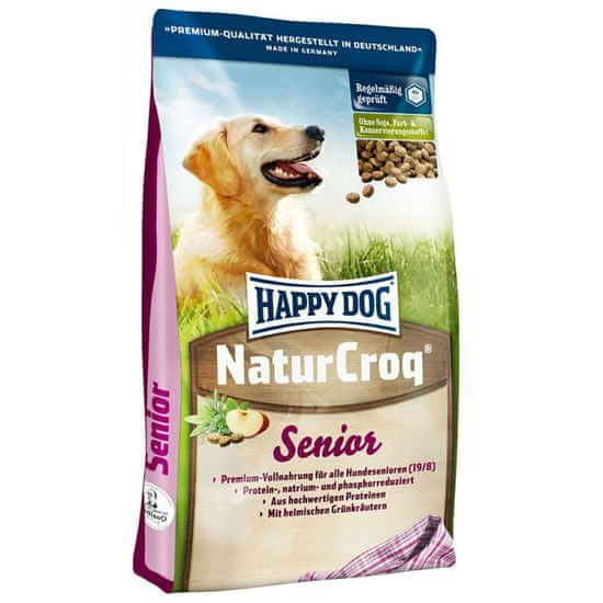Happy Dog suha hrana za starejše pse NaturCroq Senior, 15 kg