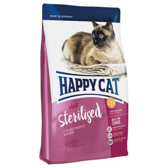 Happy Cat suha hrana za odrasle mačke Adult Sterilised, 10 kg