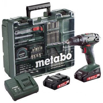 Metabo akumulatorski vrtalnik vijačnik BS 18 Set 18 V (602207880)