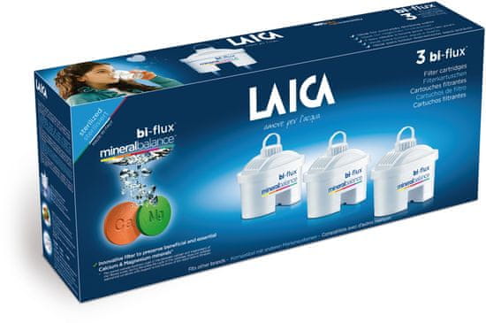 Laica filter Bi-Flux Cartridge Mineralbalance, 3 kosi