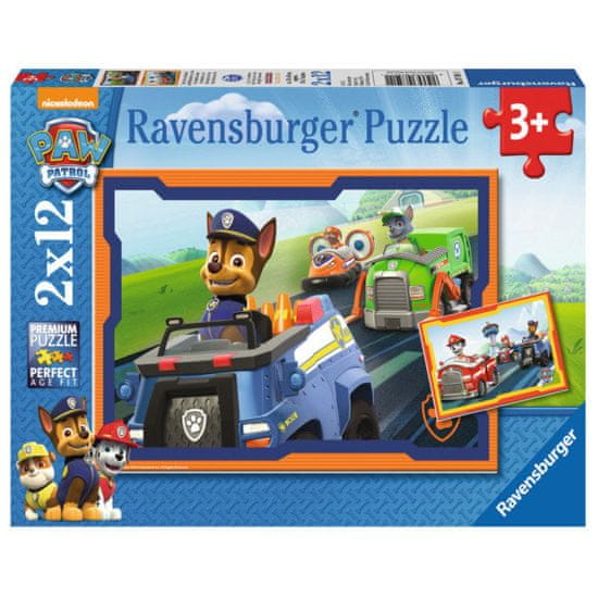 Ravensburger Tačke na patrulji sestavljanka, 2x12 delov