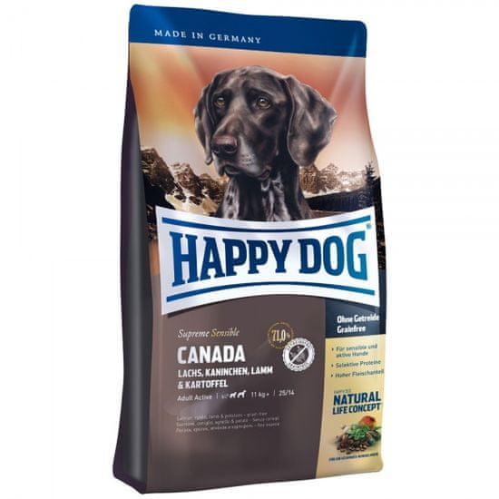 Happy Dog suha hrana za odrasle pse Canada, 12.5 kg