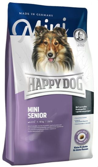 Happy Dog suha hrana za starejše pse majhnih pasem Mini Senior, 4 kg