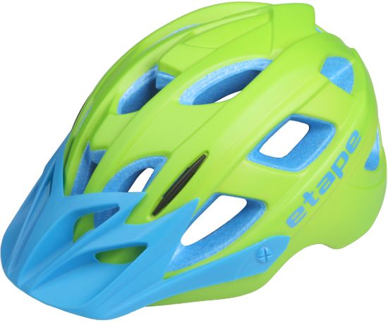 Etape kolesarska čelada Joker, zelena/modra