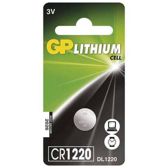 GP baterija CR1220, 1 kos