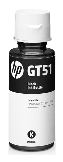 HP črnilo v steklenički GT51, črno