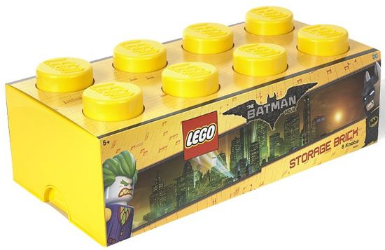 LEGO škatla za shranjevanje Batman, 250 x 500 x 180 mm, rumena