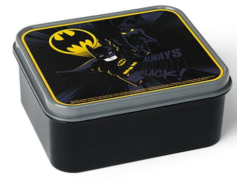 LEGO škatla za malico Batman, črna