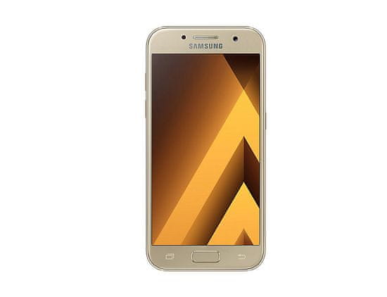 Samsung GSM telefon Galaxy A3 2017 16 GB (A320F), zlat - Odprta embalaža