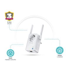 TP-Link ojačevalec WLAN omrežja TL-WA860RE Range Extender 300Mbps z vtičnico - odprta embalaža