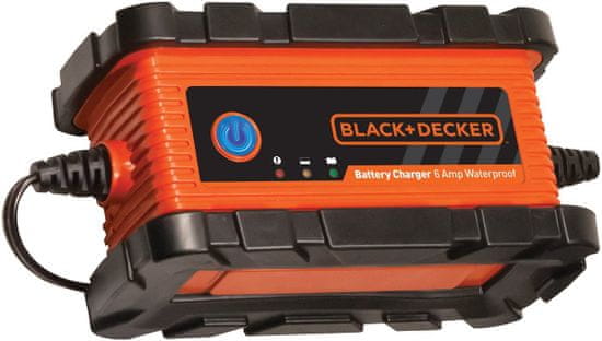 Black+Decker polnilec in vzdrževalec akumulatorjev 6AMP/12V