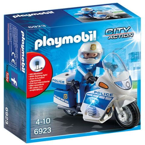 Playmobil 6923 Policijski motor z lučko