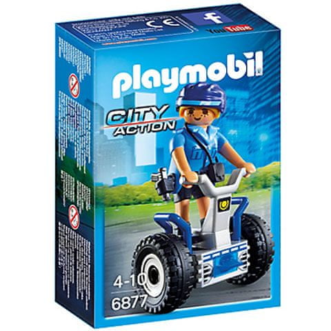 Playmobil 6877 Policistka na dvokolesniku