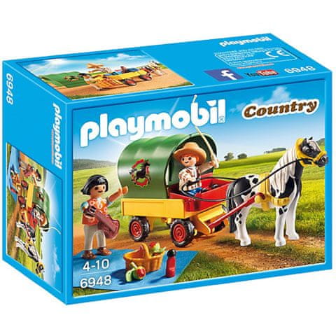 Playmobil Piknik s ponijem in vozom (6948)