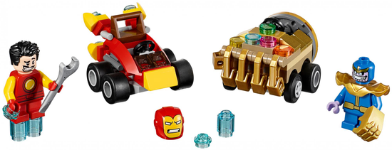 LEGO Super Heroes 76072 Mogočni mikri: Iron Man proti Thanosu
