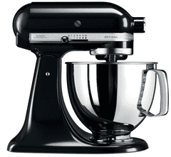 KitchenAid 5KSM125EOB Artisan stoječi mešalnik, 4,8 L, črn