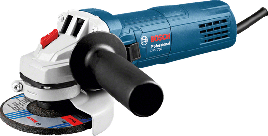 BOSCH Professional kotni brusilnik GWS 750-115 (0601394000)