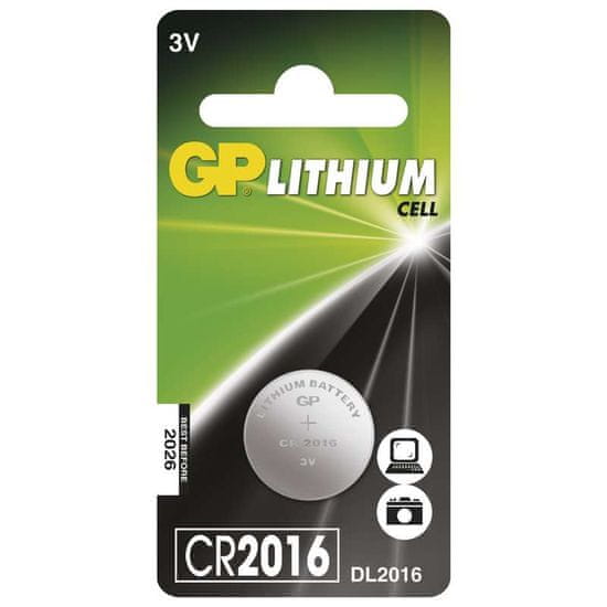 GP baterija Lithium CR2016 1BL 3V, 1 kos