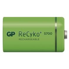 GP polnilna baterija ReCyko+ HR20 (D), 2 kosa