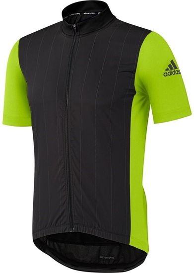Adidas moška kolesarska majica Supernova Reflectivity SS, črna/zelena