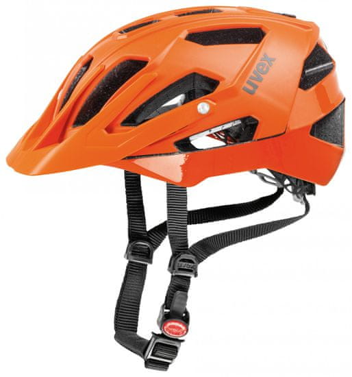 Uvex kolesarska čelada Quatro (2017), oranžna