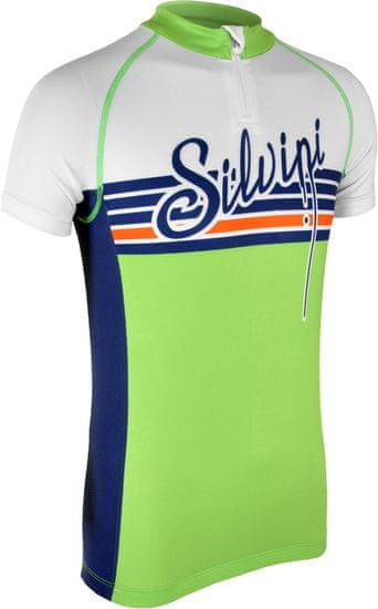 Silvini kolesarska majica Tanaro CD812, zelena/modra