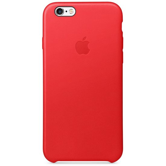 Apple usnjeni ovitek za iPhone 6s, rdeč