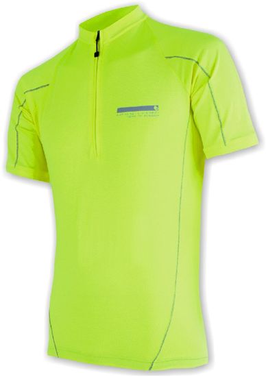 Sensor moška kolesarska majica Entry, rumena