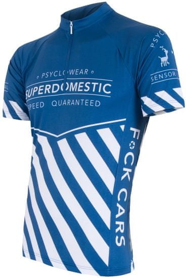 Sensor kolesarska majica Superdomestic, modra