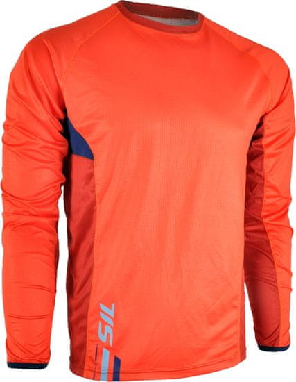 Silvini moška MTB majica Cesano MD1001, oranžno-modra