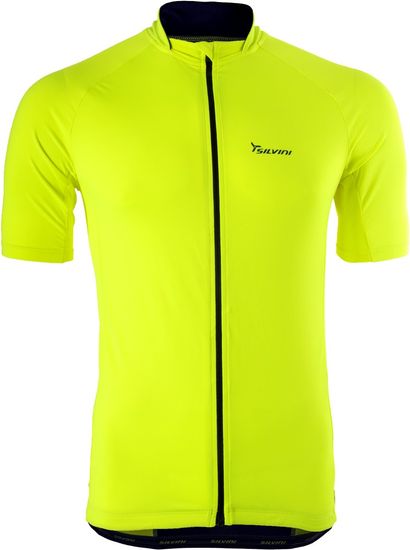 Silvini Silvini moška kolesarska majica Pescara MD1025, neon rumena in temno modra