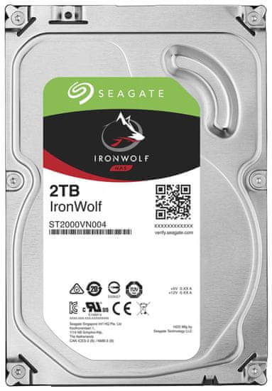 Seagate  trdi disk IronWolf 2TB, SATA III, 3.5, 5900