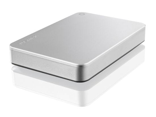 Toshiba zunanji disk 1TB Canvio Premium 2,5, USB 3.0 Type-C, backup&lock software, srebrn