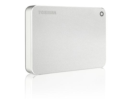 Toshiba zunanji disk 2TB Canvio Premium, 2,5, USB 3.0 Type-C, backup&lock software, srebrn