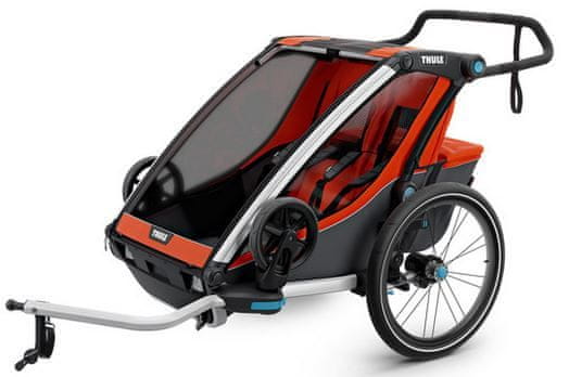 Thule športni voziček Chariot Cross2, oranžen