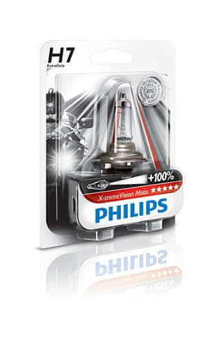 Philips žarnica H7 X-tremeVision Moto, 12V, 55W