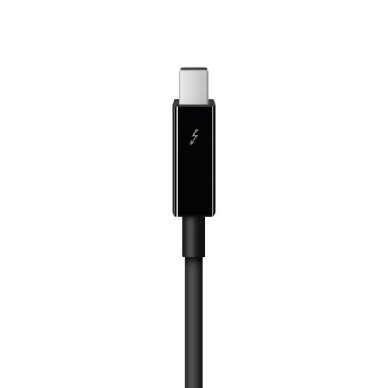 Apple podatkovni kabel Thunderbolt, črn, 2 m