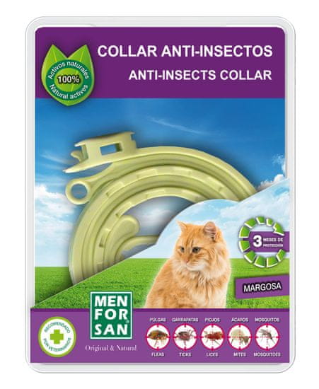 Menforsan antiparazitna ovratnica za mačke, 100% naravno