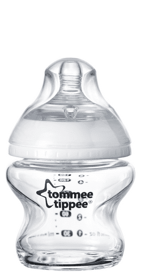 Tommee Tippee steklenička za dojenčke, prozorna, 150 ml